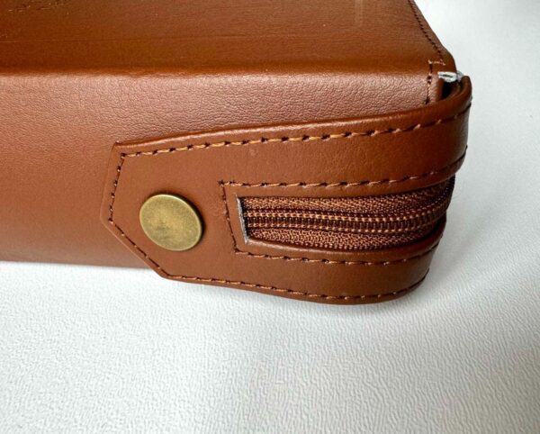 English-Russian Parallel Bible (NASB ) / Англо-Русская Параллельная Библия (Zipper-Brown), luxury leather, кожа высокого качества