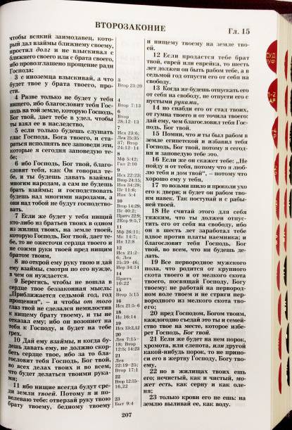 Библия 077 ZTI синодальный перевод, кожа, крупный шрифт