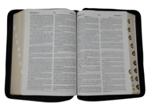 English - Russian Parallel Bible (KJV) Zipper, Blue-grey, Compact - Англо-Русская Параллельная Библия Авторизованная версия KJV- Синодальное издание, сине-серый, замок, компактный формат