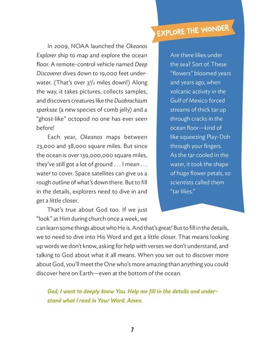 The Wonder of Creation: 100 More Devotions About God and Science